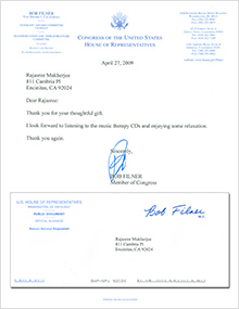 Letter of Appreciation