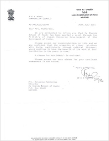 Letter of Appreciation