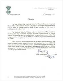 Letter of Appreciation